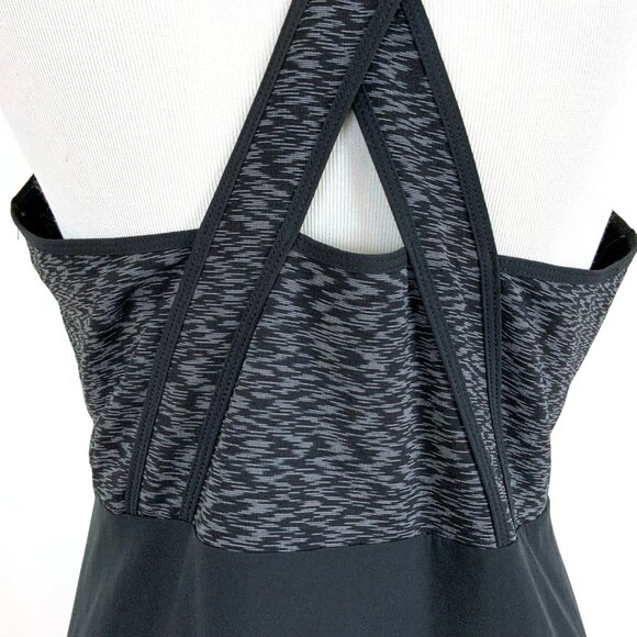 Smartwool Willow Lake Tank A-Line Dress In Black/Space Dye Sz L - Picture 16 of 16